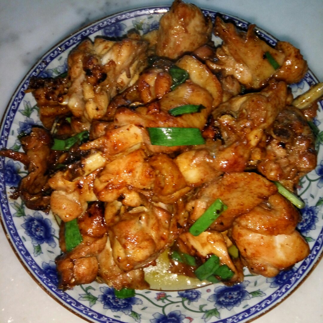 姜葱炒鸡
