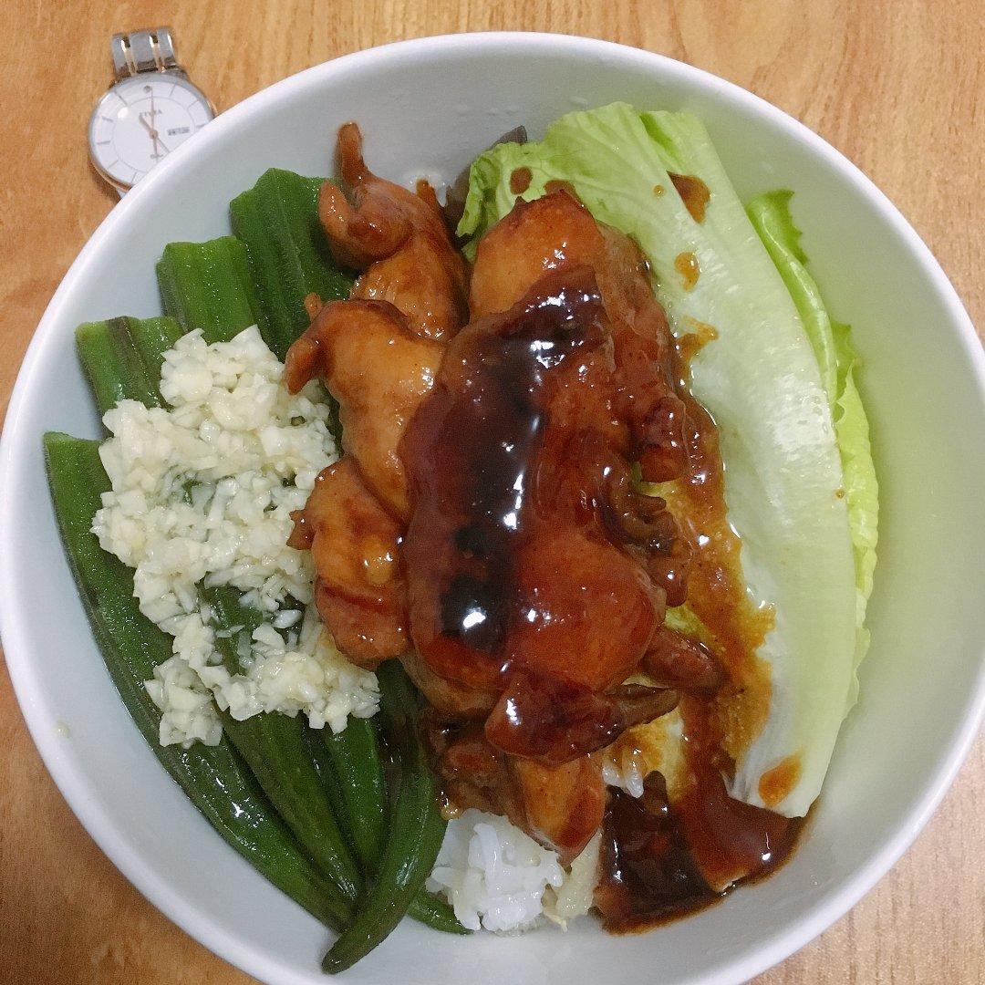 照烧鸡腿饭