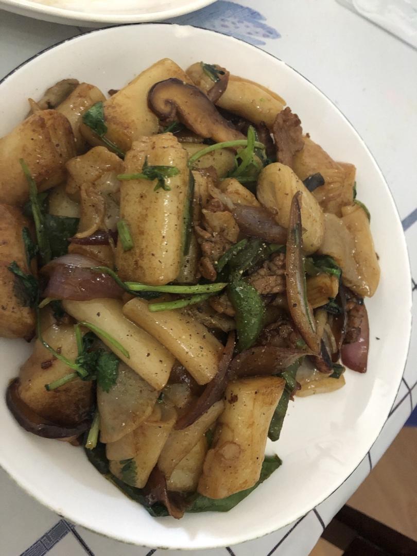 香的不得了炒猪肠粉