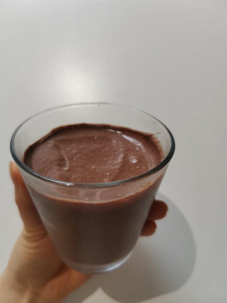 甜酒巧克力豆腐慕斯【轻卡小食】