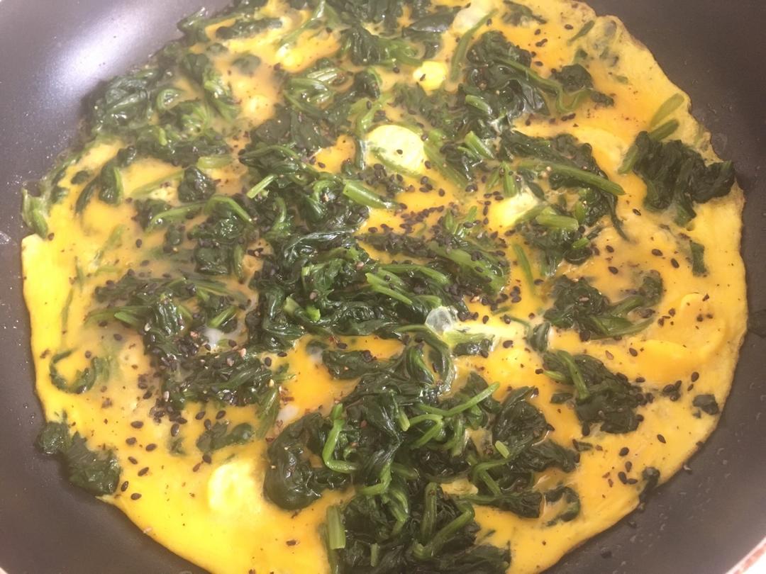 菠菜蛋饼（减脂餐）