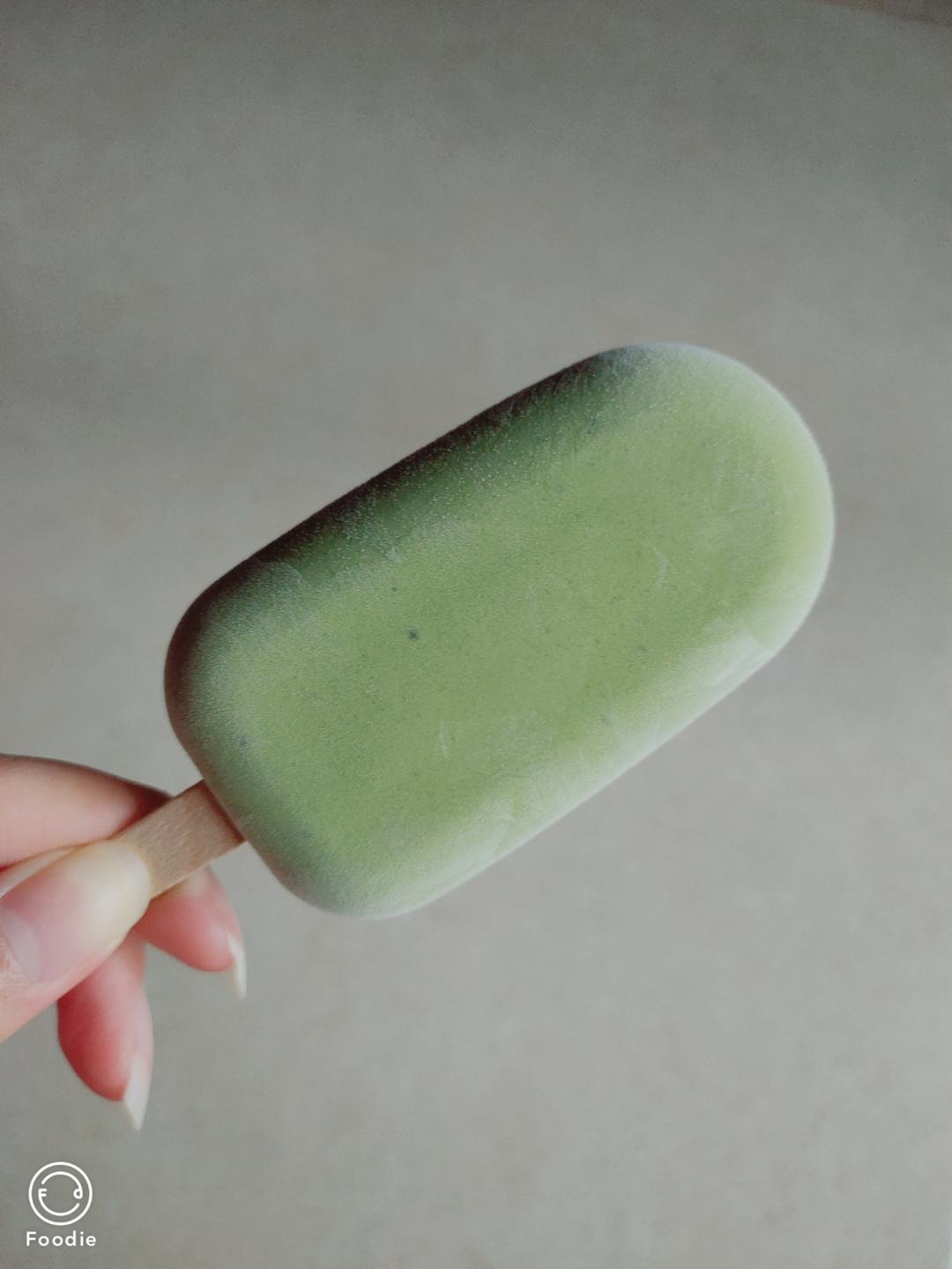 抹茶蜜豆脆皮冰淇淋/抹茶控最爱