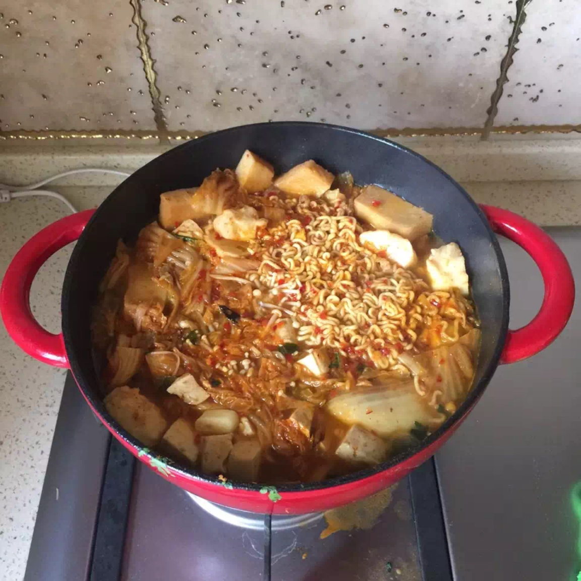 韩式芝士部队锅