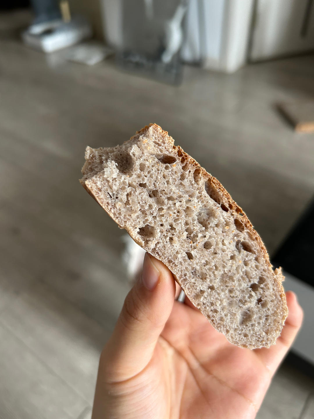 不用揉面空气炸锅版全麦面包