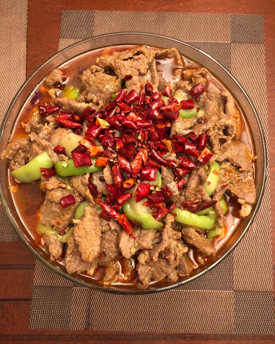 水煮牛肉