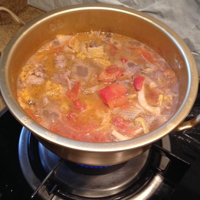 夏天快手菜-番茄肥牛汤的做法