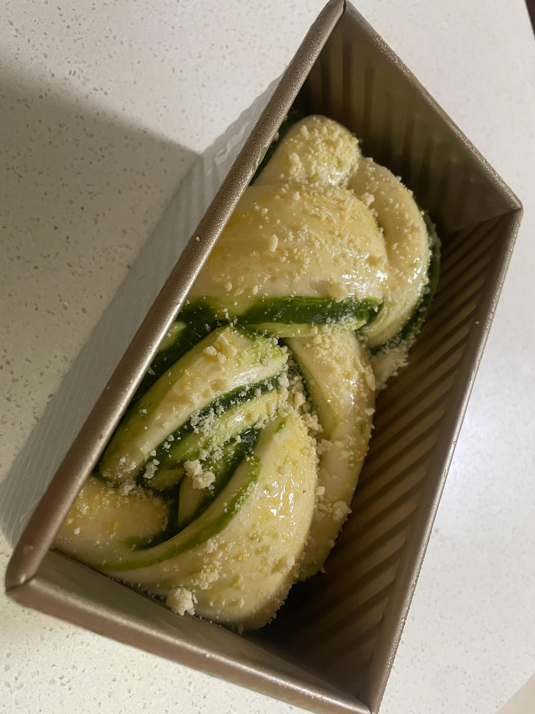 绿色心情---抹茶手撕小吐司