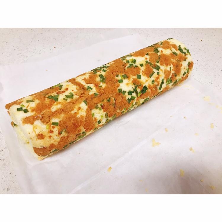 香葱肉松卷 蛋糕卷-无敌美味