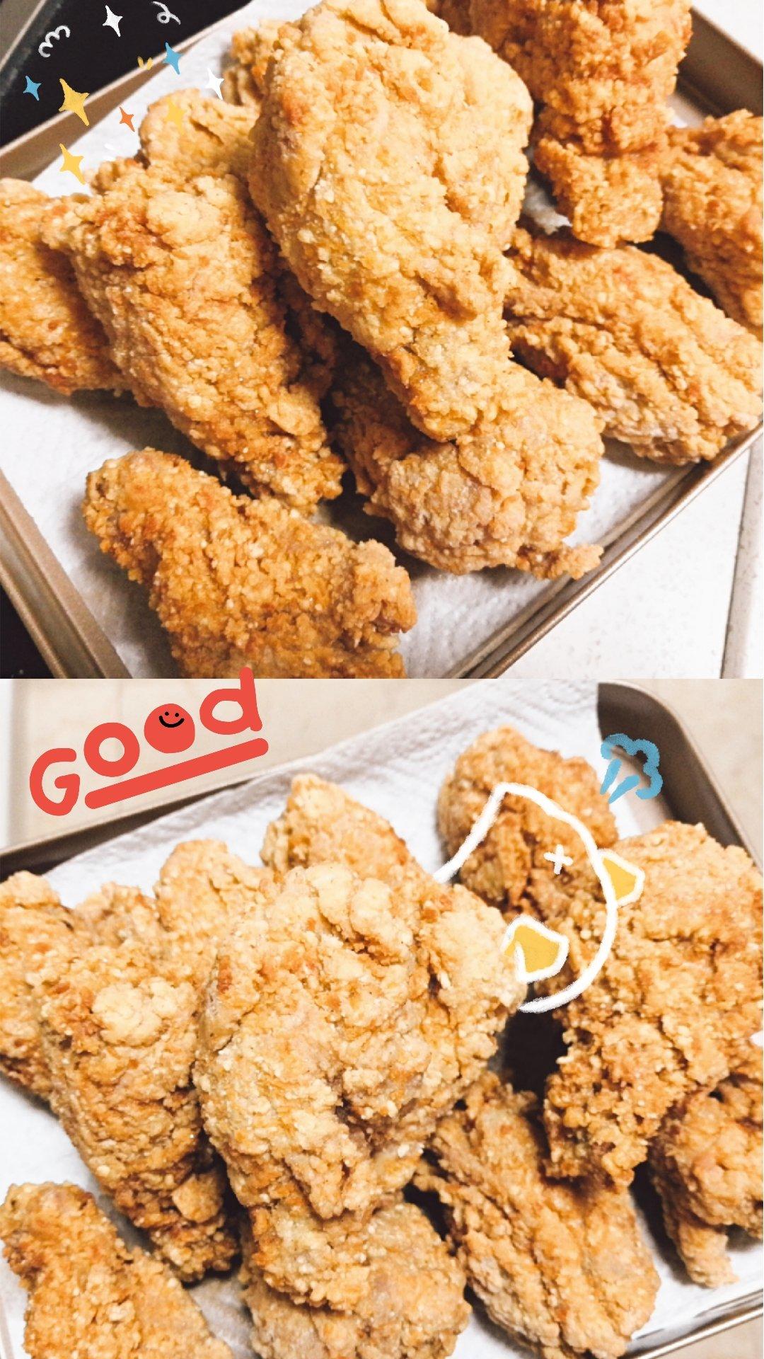 香辣带鳞炸鸡