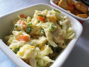 芦笋蔬菜土豆沙拉（沙拉酱的完美替代方法）的做法 步骤5