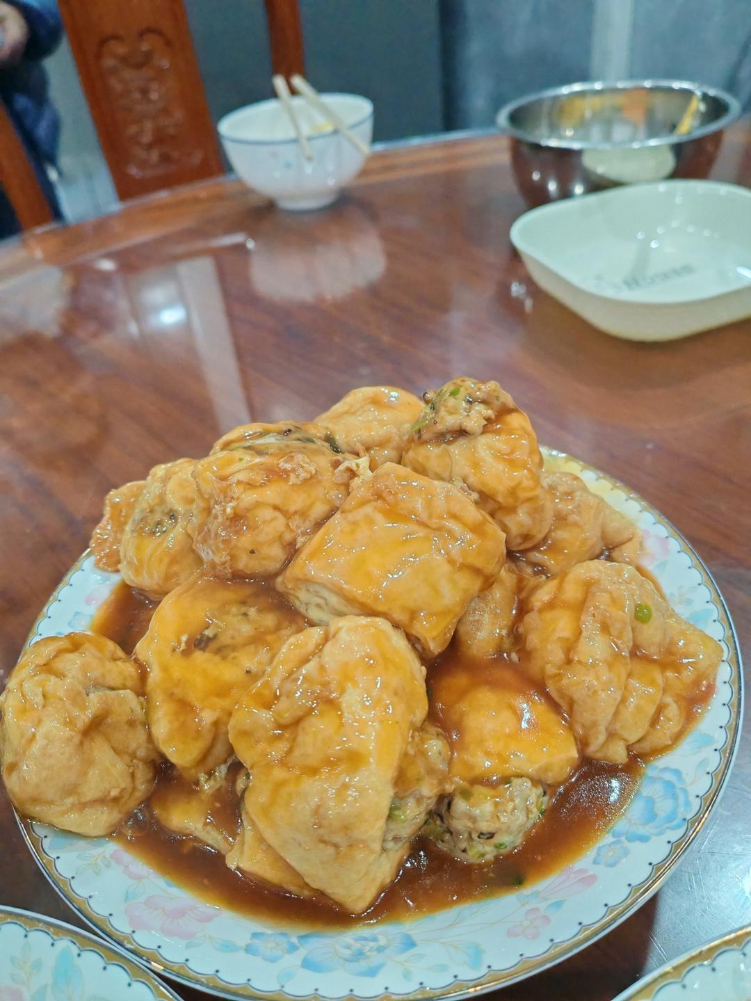 家乡味—油豆腐塞肉
