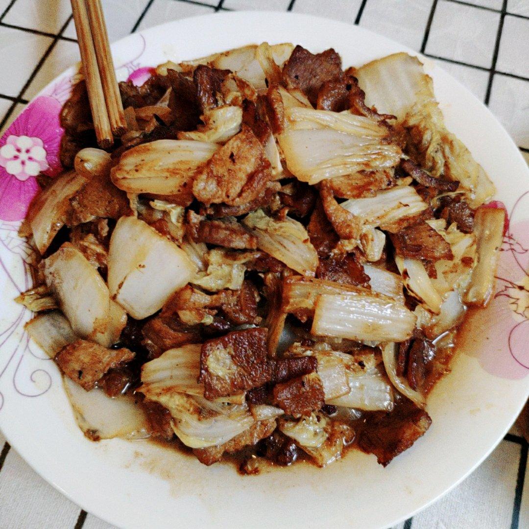 白菜炒肉