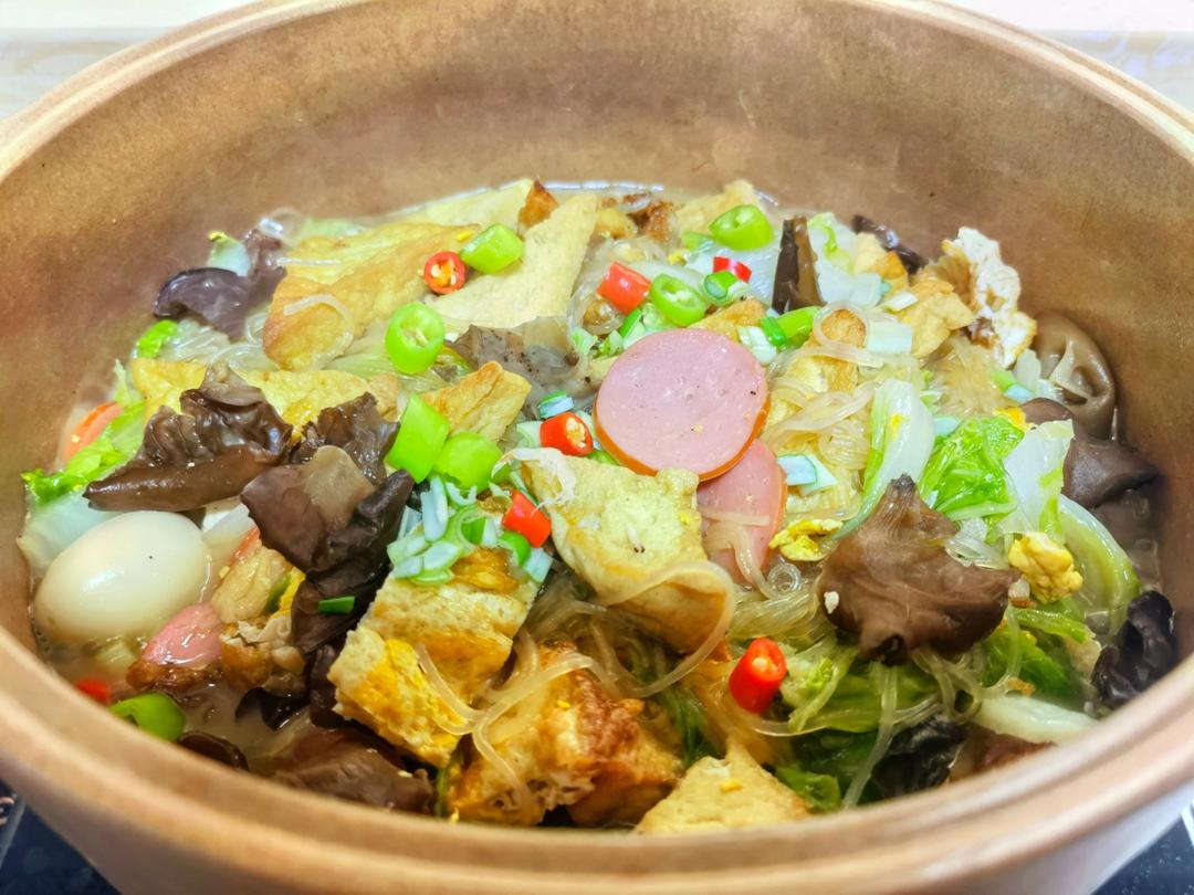给肉都不换白菜豆腐煲