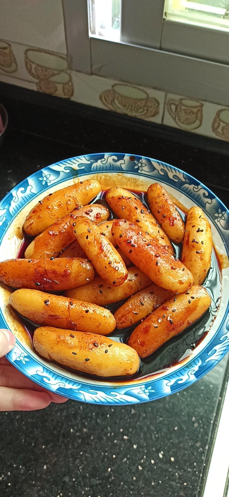 施也7sat做的蜜汁土豆年糕