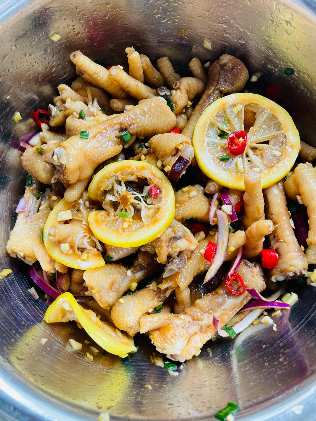 【柠檬酸辣鸡爪】自制超级无敌美味的网红鸡爪