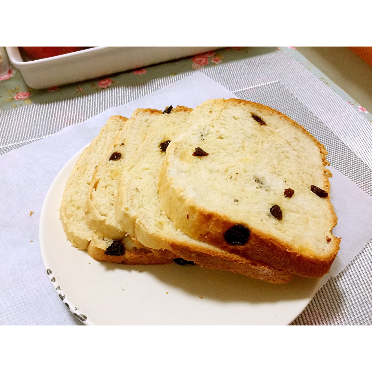 面包机版 葡萄干吐司