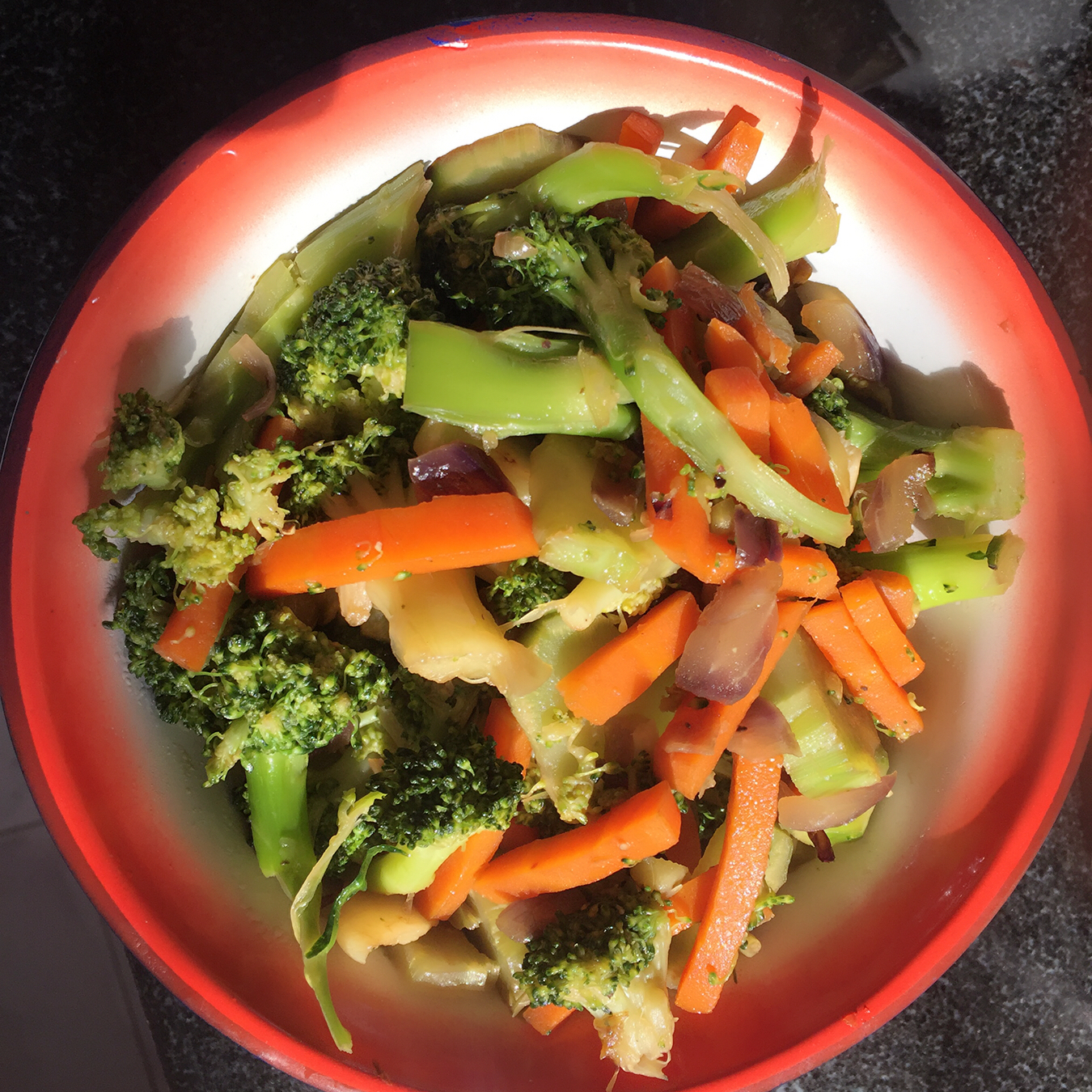 清炒胡萝卜西兰花