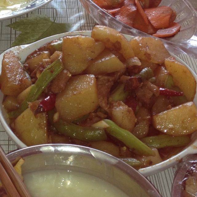 红烧土豆豆角鸡翅根