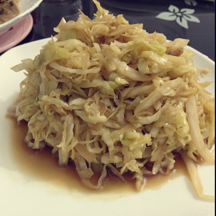 炝锅圆白菜丝