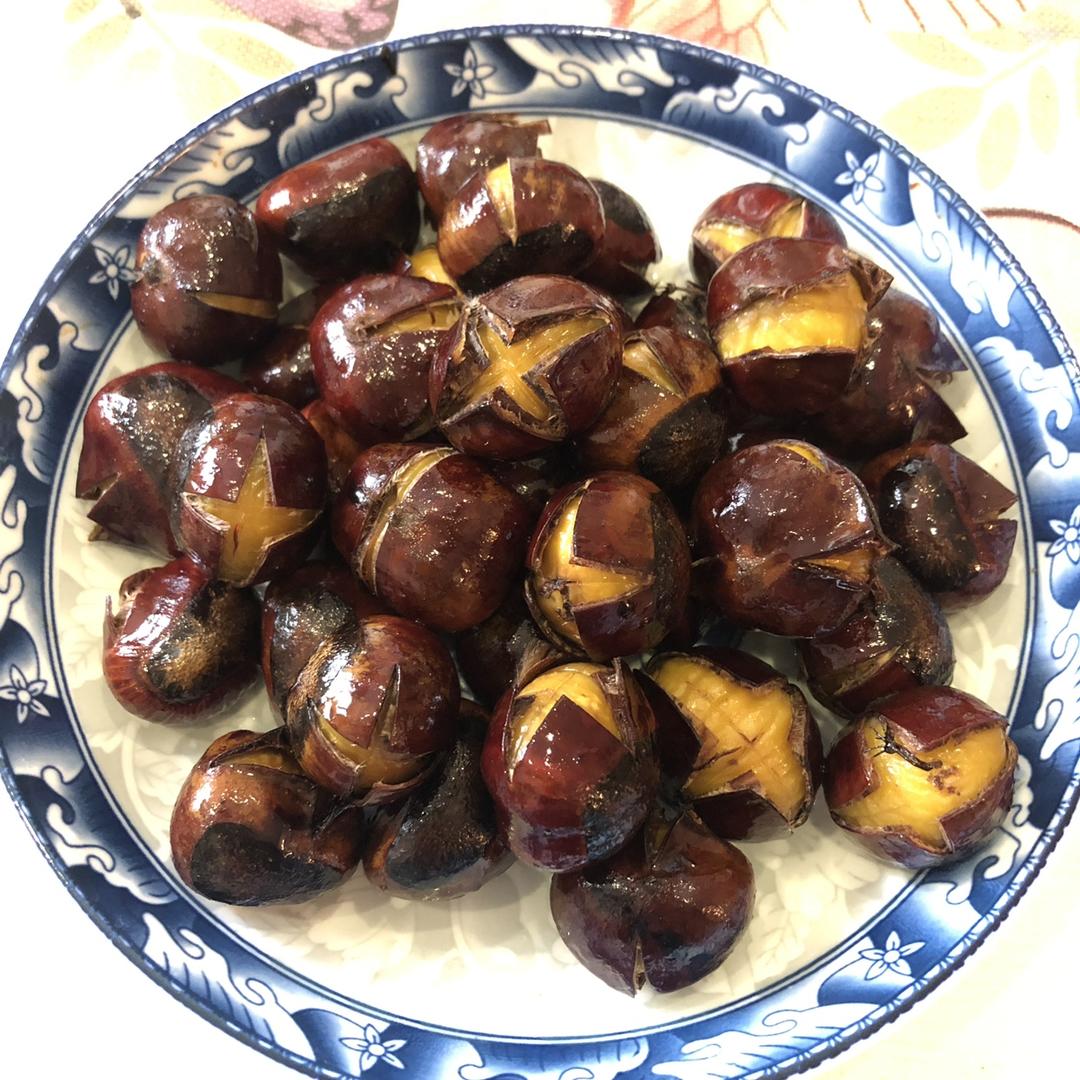 超好吃电饭锅版糖炒栗子