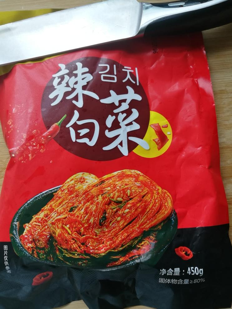 辣白菜卷心菜饼（低盐，减肥，一餐）的做法 步骤3