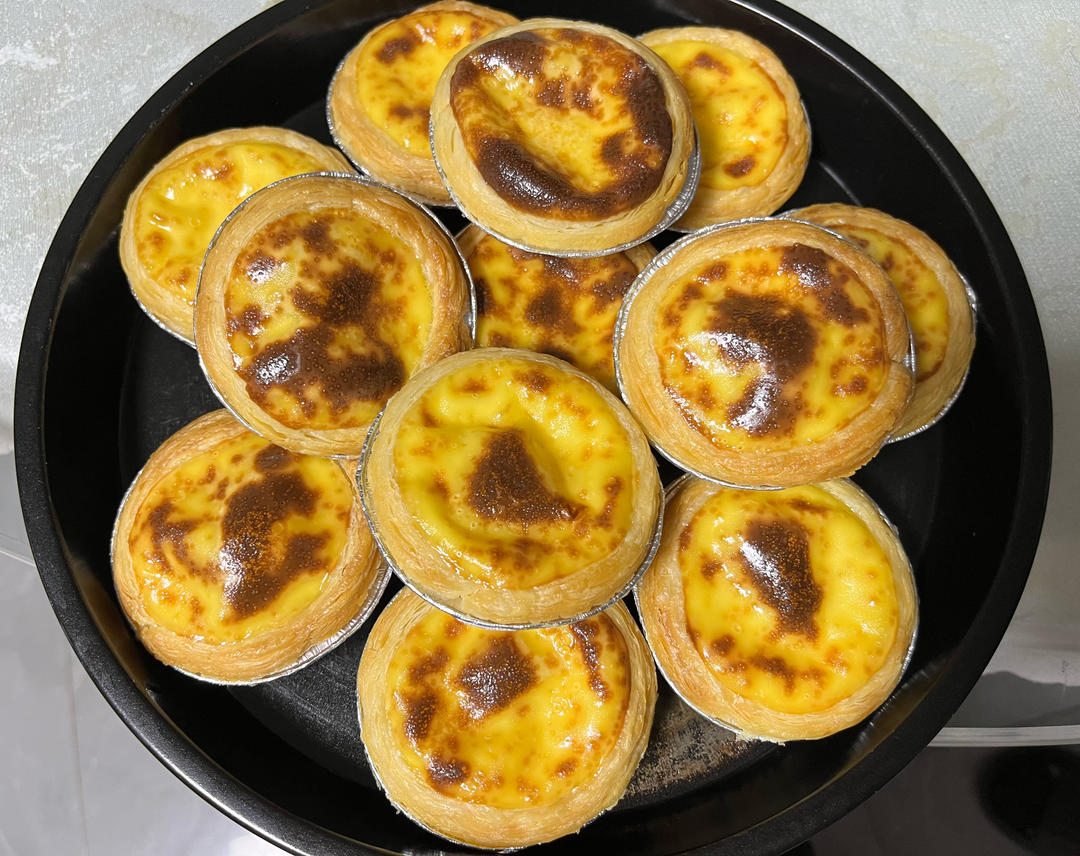 超嫩滑的葡式蛋挞(全蛋版)新手友好『秒杀KFC』