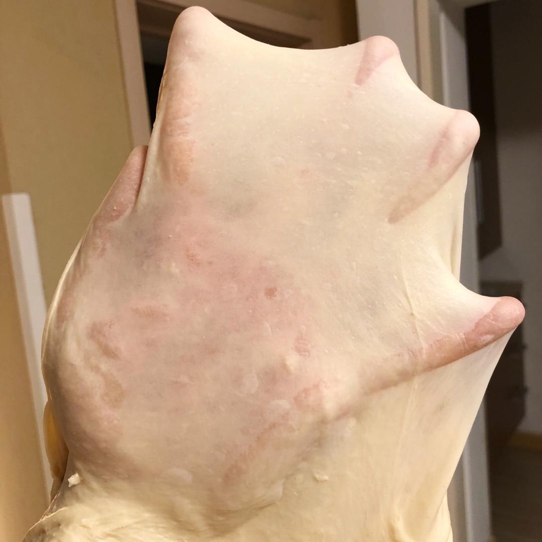 最省力气、不需摔面快速出手套膜（后酵母法）