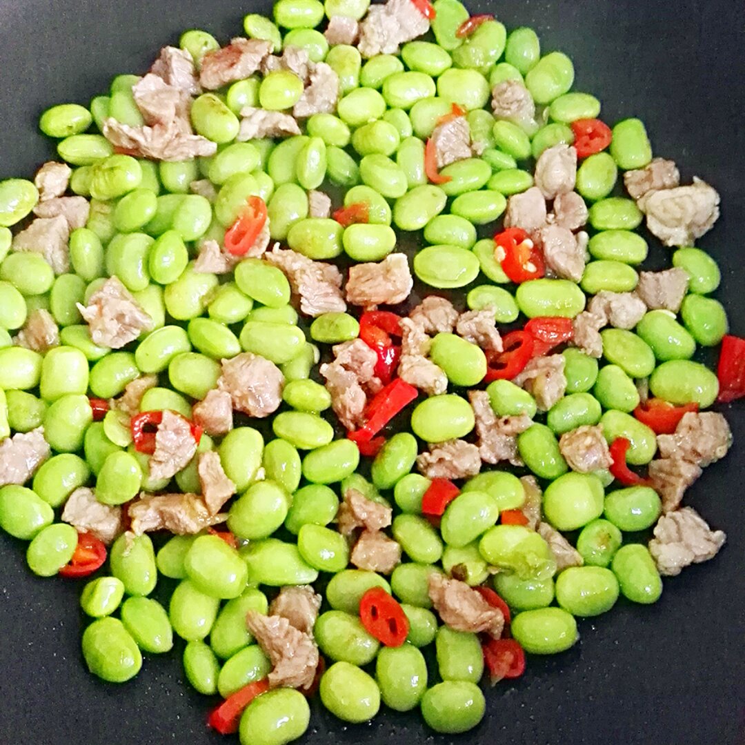 下饭菜 肉末毛豆