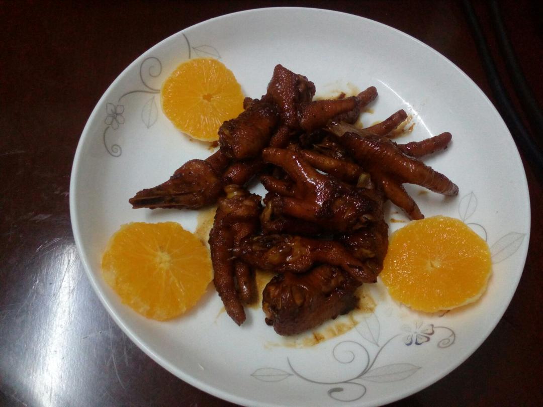 红烧鸡爪