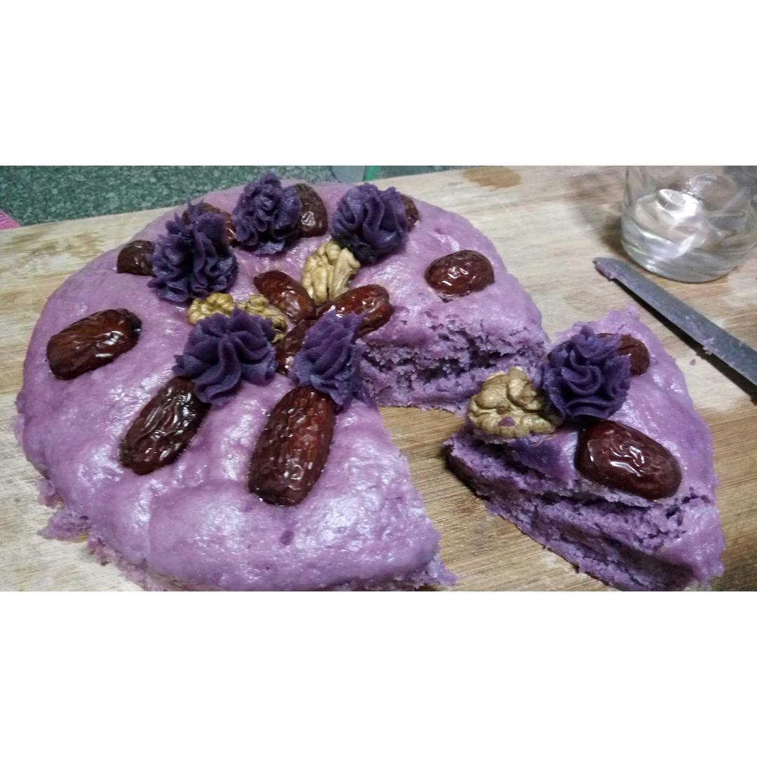 紫薯蒸糕