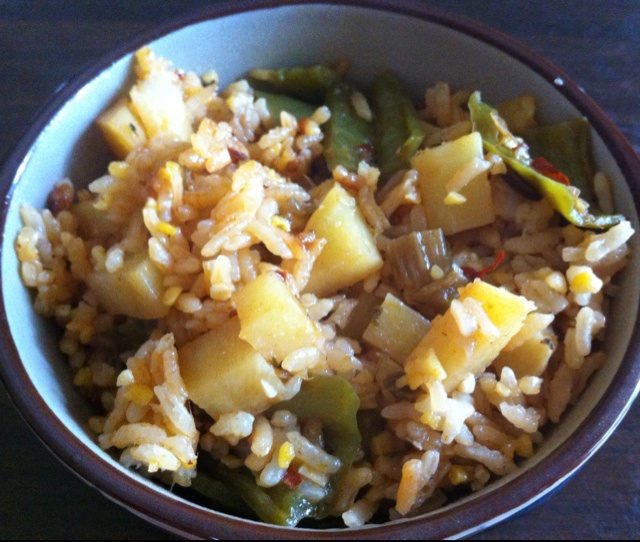 土豆焖饭（电饭锅版）
