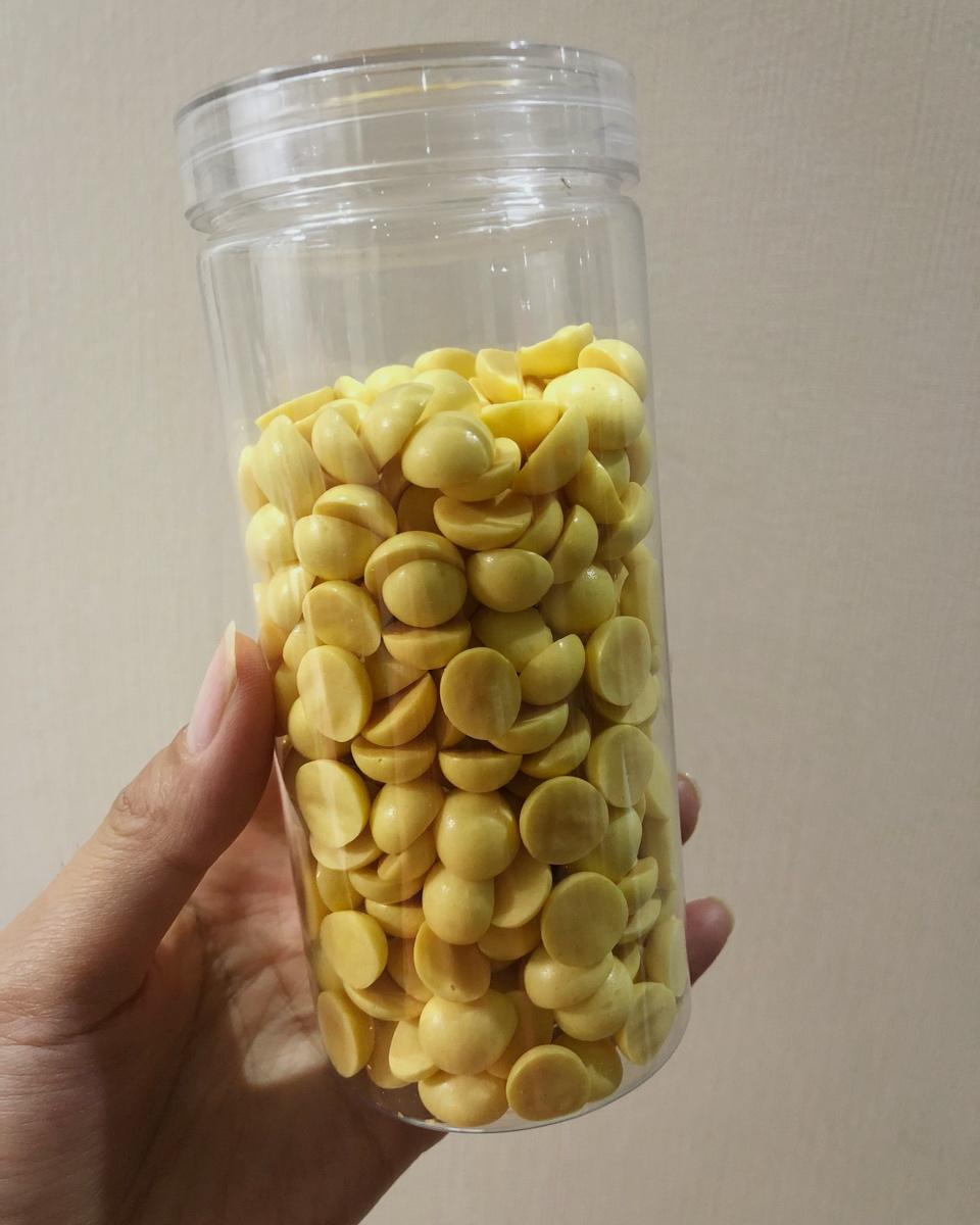入口即化的无添加蛋黄溶豆