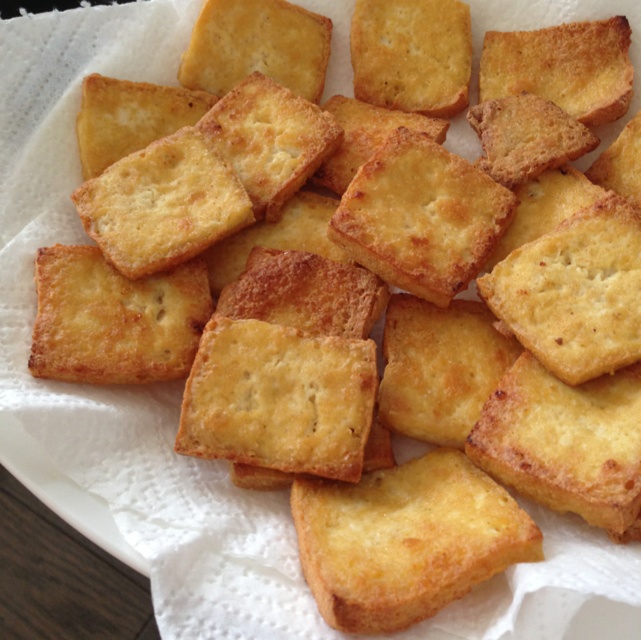 香辣黄金煎豆腐
