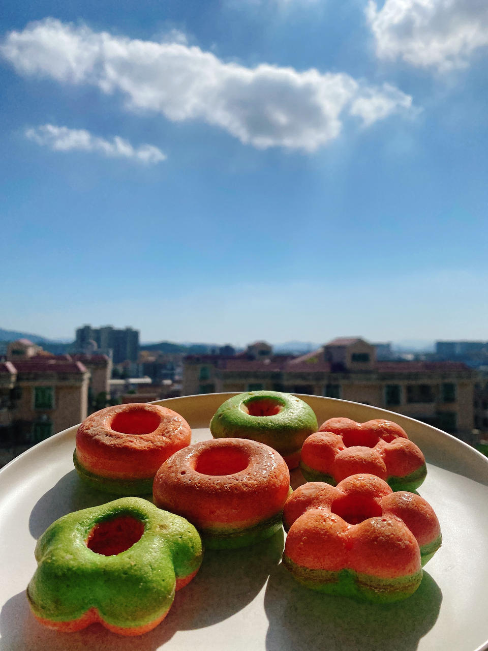 ❌油炸/搅拌就能成功的西瓜🍉甜甜圈