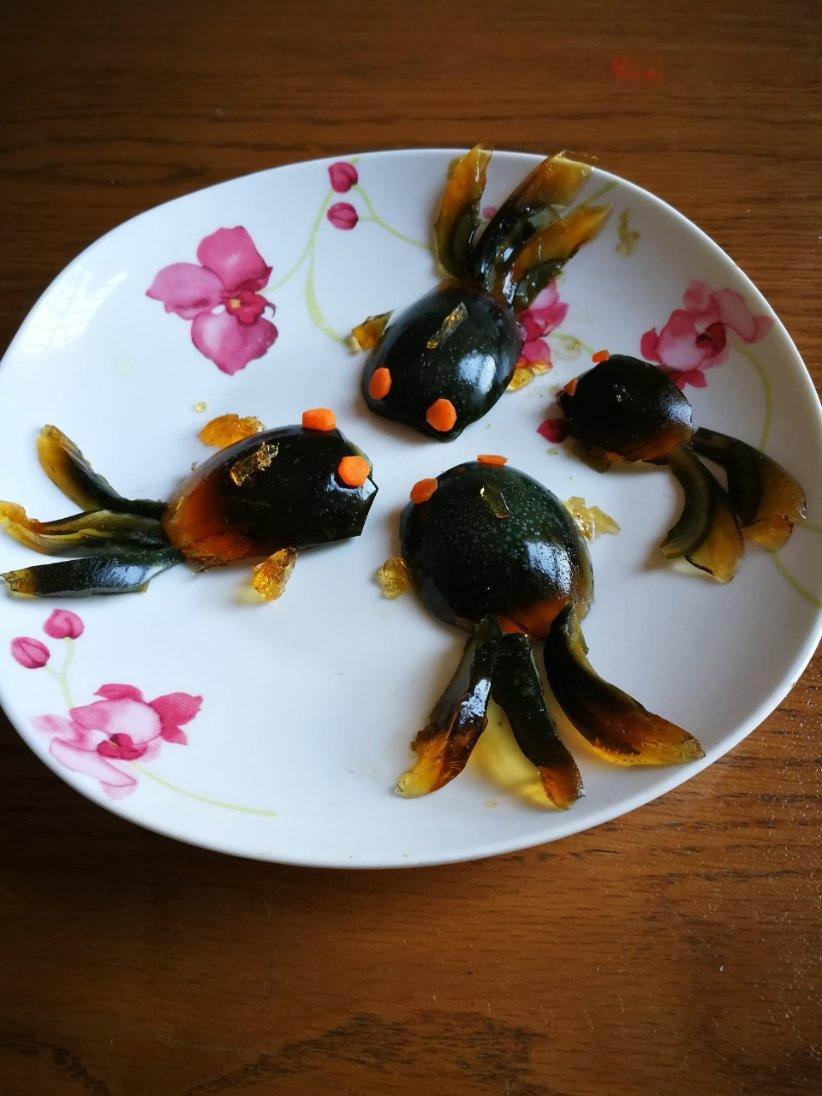 温夕夕做的金鱼皮蛋