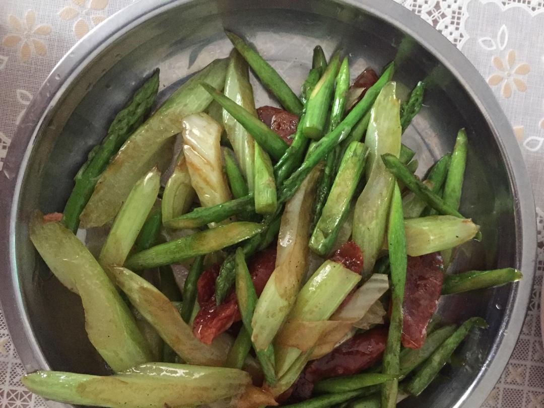 芦笋炒西芹