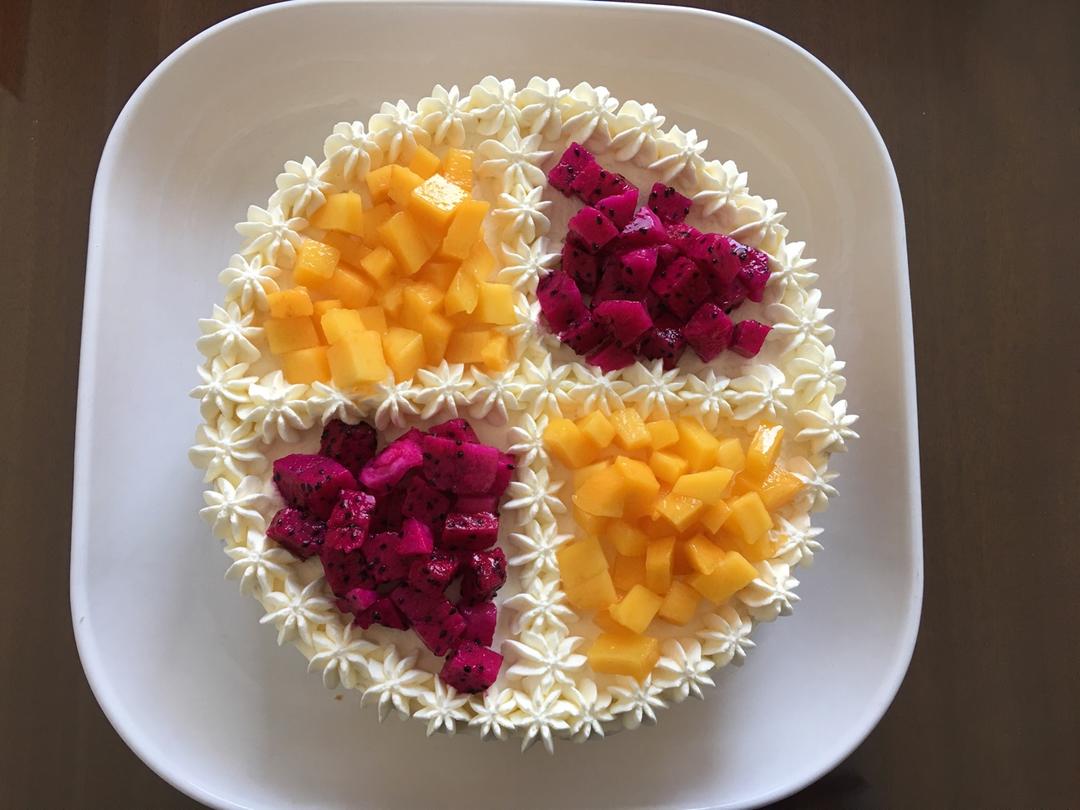 淡奶油裱花蛋糕