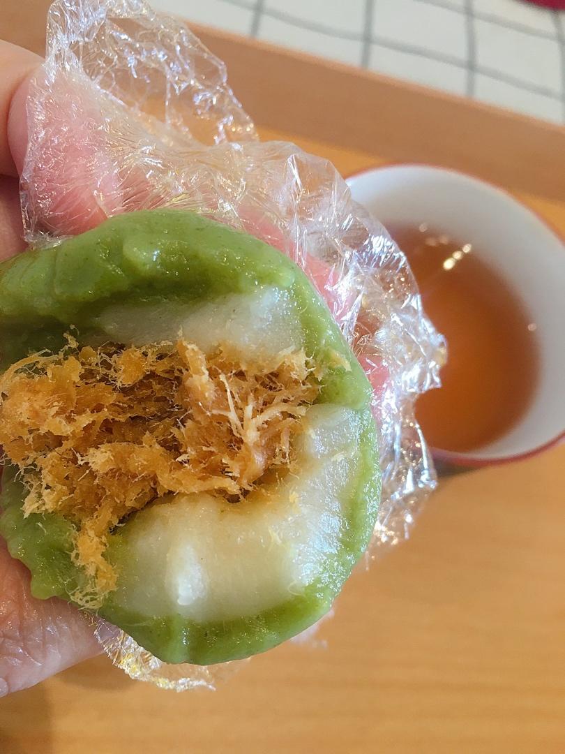 栗蓉麻薯青团