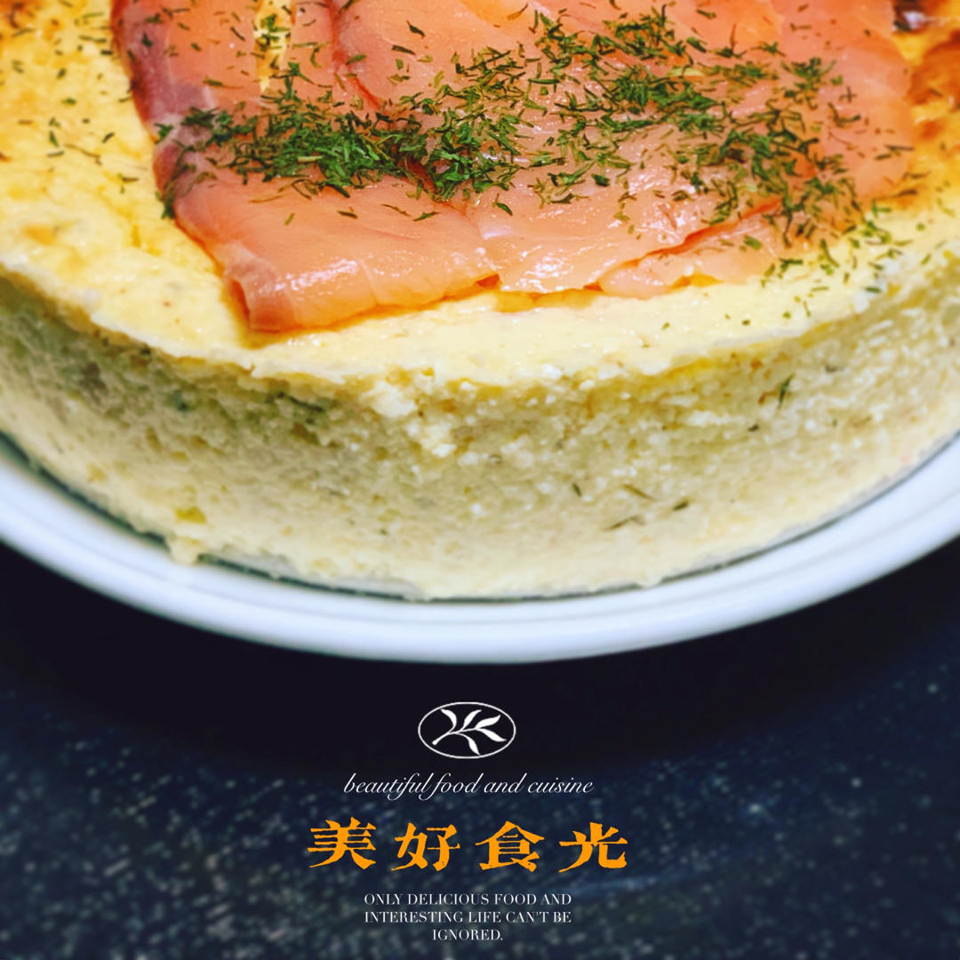 烟熏三文鱼芝士蛋糕