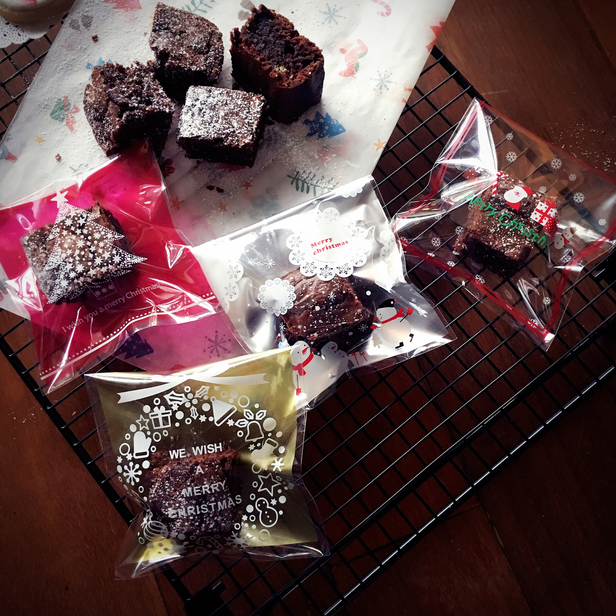 圣诞快乐！！超快手榛果布朗尼Nutella Brownies