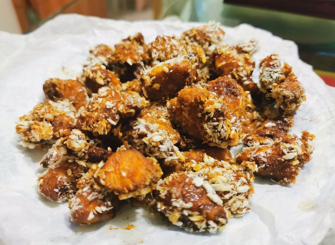 空气炸锅炸鸡米花，鸡胸肉这样吃才不柴