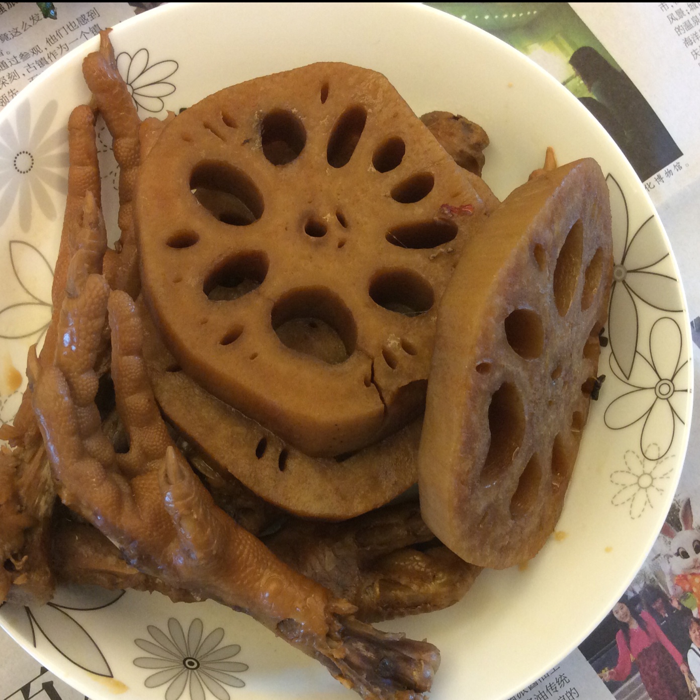 香辣卤鸡爪