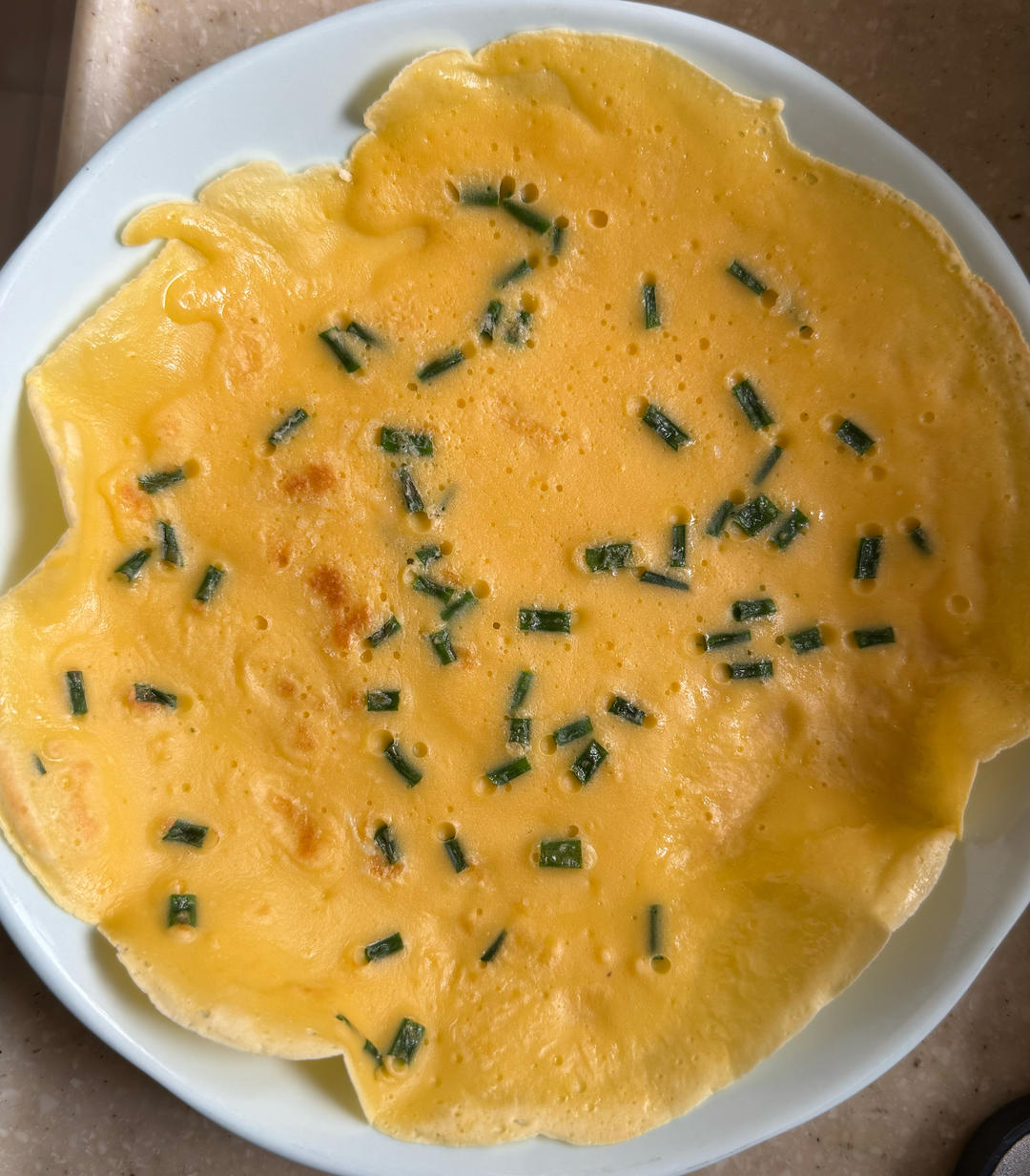 葱花火腿鸡蛋软饼