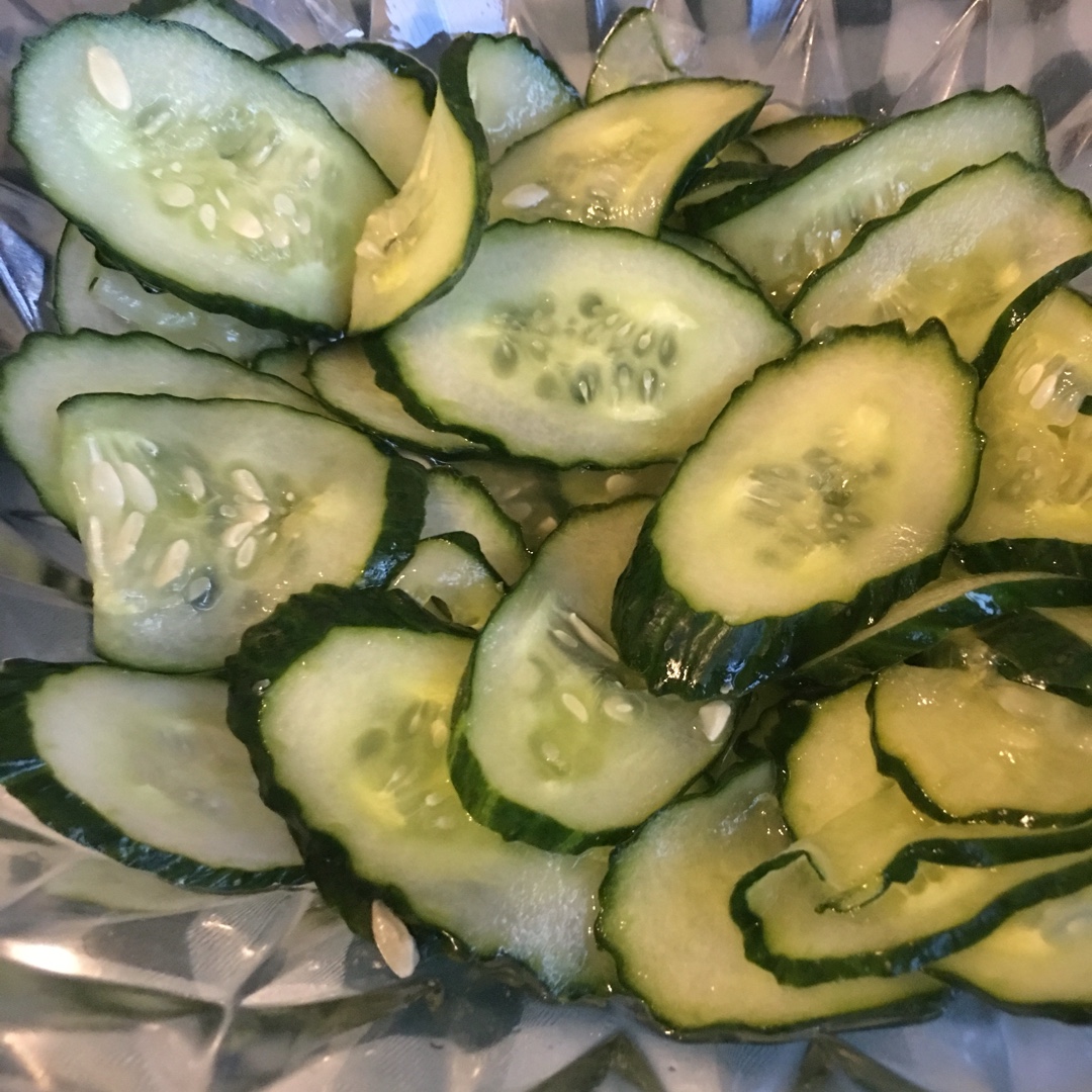 酸酸脆脆的腌黄瓜( Cucumber Salsa)