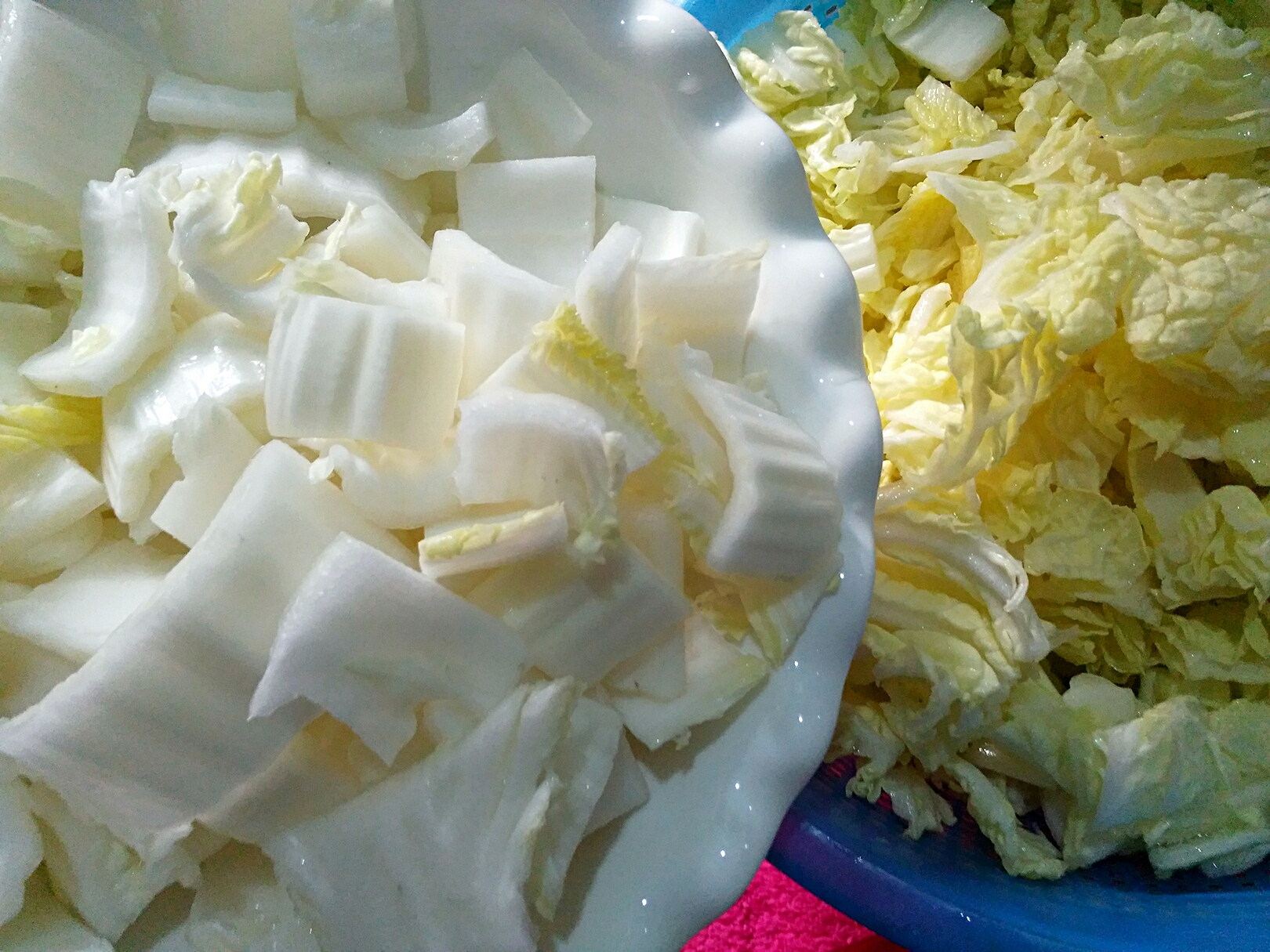 超级下饭菜——酸辣白菜梗的做法 步骤1