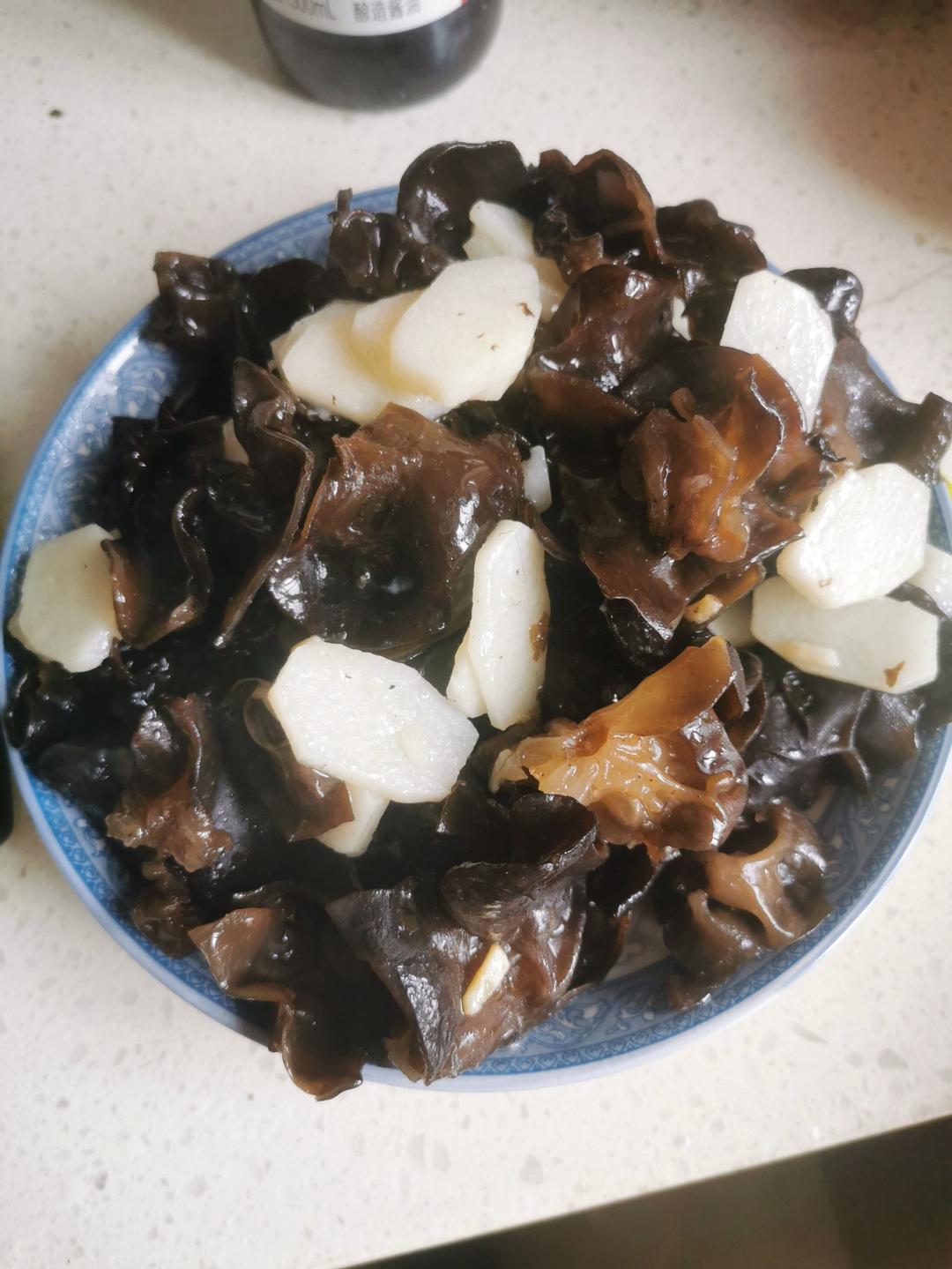 山药炒木耳