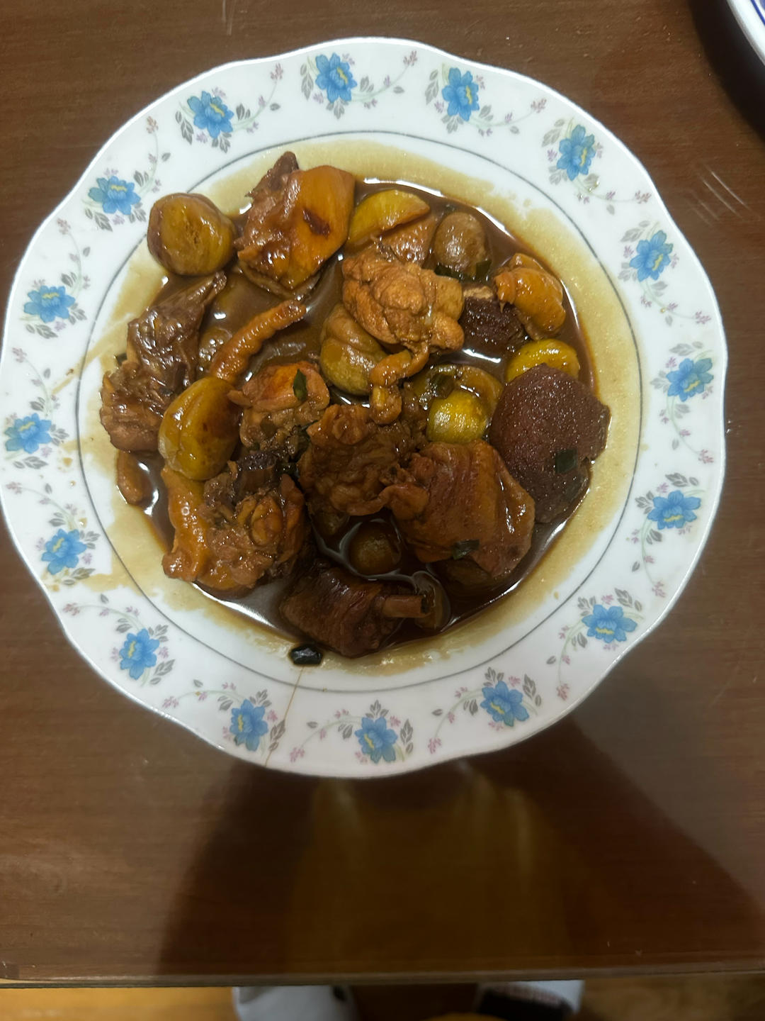 板栗烧鸡块