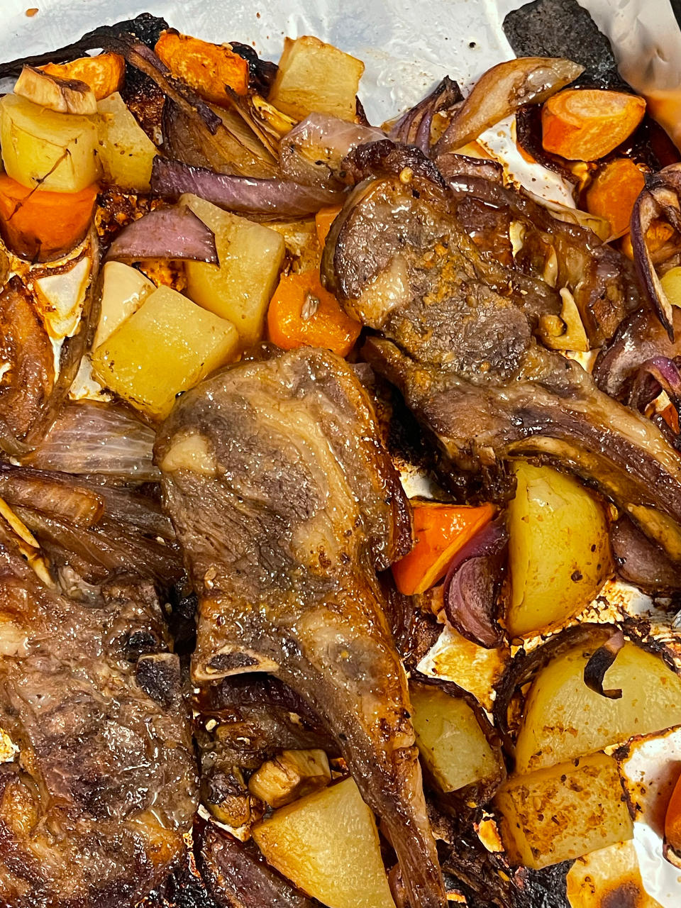 超好吃的烤羊排烤箱版