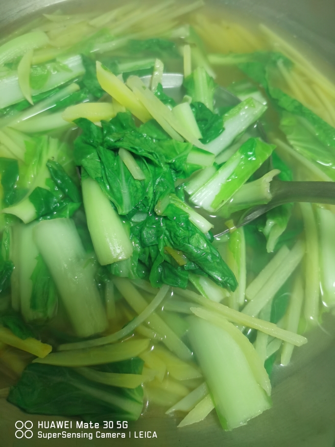 小白菜土豆汤的做法