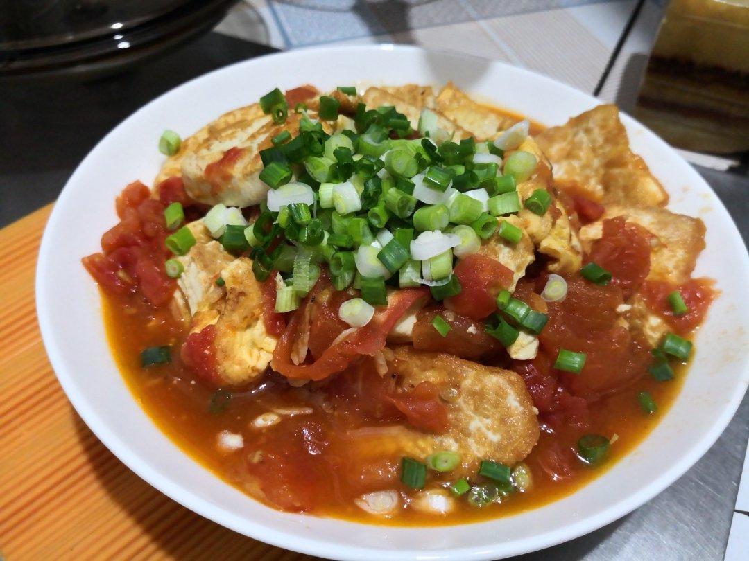 西红柿烧豆腐